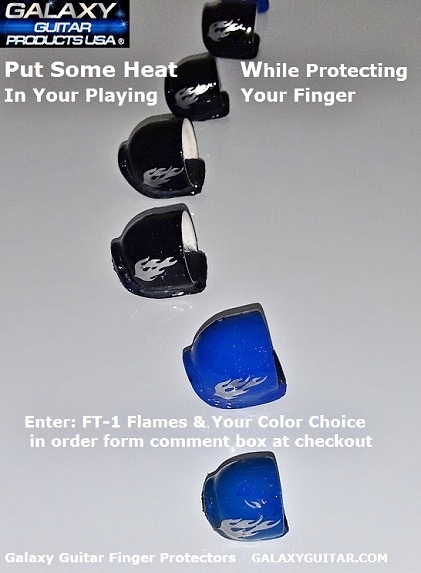 Flame Guitar Finger Protectors