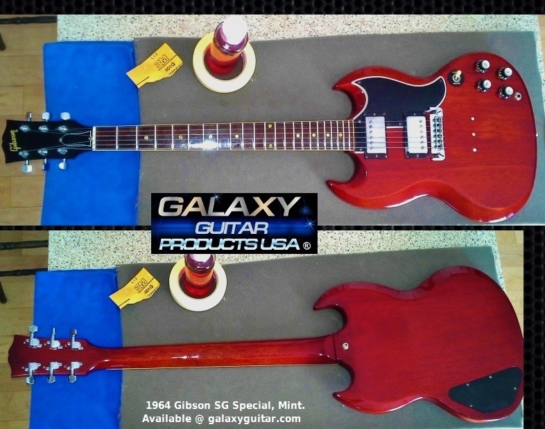 1964 Gibson SG Special detail views